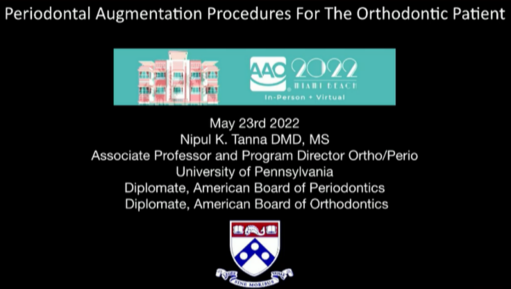 Periodontal Augmentation Procedures for the Orthodontic Patient