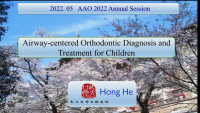 Airway-centered Orthodontic Diagnosis & Treatment for Pediatric Patients