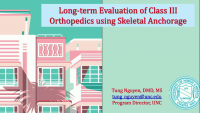 Long-term Evaluation of Class III Orthopedics Using Skeletal Anchorage