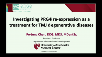 Investigating PRG4 re-expression as a treatment for TMJ degenerative diseases