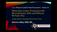 Treatment of white spot lesions with MI paste plus, with and without microabrasion: a split-mouth, randomized clinical trial