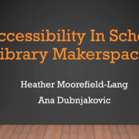 Accessibility in School Library Makerspaces icon