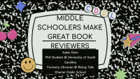 Middle Schoolers Make Great Book Reviewers icon