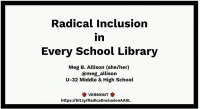 Radical Inclusion in Every School Library icon