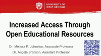Increased Access Through Open Educational Resources (OER) icon
