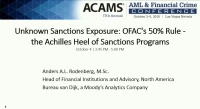 Unknown Sanctions Exposure: OFAC's 50% Rule - the Achilles Heel of Sanctions Programs icon