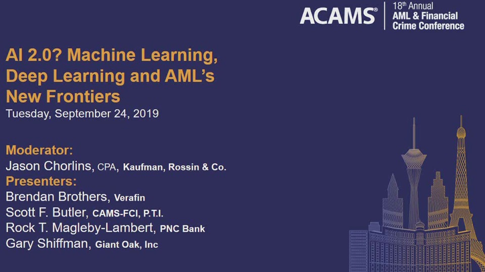 AI 2.0? Machine Learning, Deep Learning and AML’s New Frontiers  icon