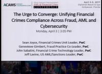 The Urge to Converge: Unifying Financial Crimes Compliance Across Fraud, AML, and Cybersecurity - Presented by PwC icon