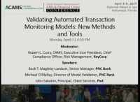 Validating Automated Transaction Monitoring Models: New Methods and Tools  icon