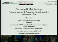 Securing and Maintaining Correspondent Banking Relationships  icon