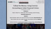 Follow the Money: Using Forensic Accounting to Solve Financial Crimes icon
