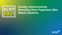 techXpo Session -- Quality Improvements as a Result of Paperless Site-Based Systems
