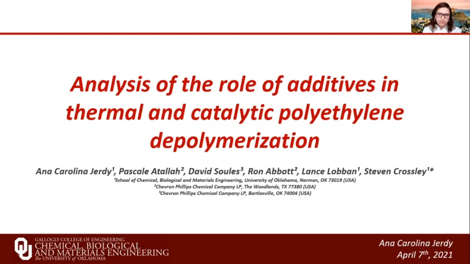 Analysis of the role of additives in thermal and catalytic polyethylene depolymerization