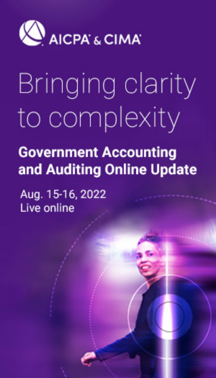 AICPA & CIMA 2022 Governmental Accounting & Auditing Online Update icon