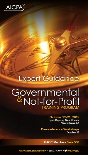 AICPA Governmental and Not-for-Profit Training Program 2015 - Virtual icon
