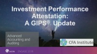 Investment Performance Attestation: A GIPS 2020 Update