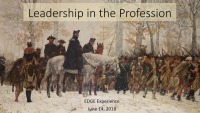 Leadership in the Profession