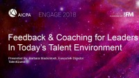 Feedback and Coaching for Leaders in Today's Talent Management Environment icon