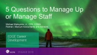 5 Questions to Manage up or Manage Staff icon