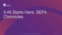 It All Starts Here: SEFA Chronicles icon