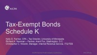 Tax Exempt Bonds: Schedule K icon
