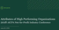 Attributes of High Performing Organizations