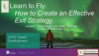 Learn to Fly: How to Create an Effective Exit Strategy icon