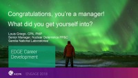 Congrats, You're a Manager! What Did You Get Yourself Into? icon