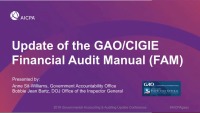 Update of the GAO/CIGIE Financial Audit Manual (FAM)