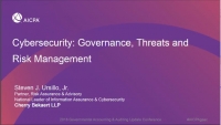 Morning Announcements & Introduction & Cybersecurity: Governance, Threats and Risk Management