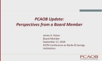 PCAOB Update: Perspectives from a Board Member