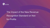 Revenue Recognition Impact to NFPs