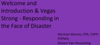 Welcome and Introduction & Vegas Strong - Responding in the Face of Disaster icon