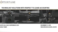 Technology Solutions with Respect to Lease Accounting