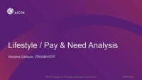 Lifestyle Analysis/ Pay & Need Analysis 