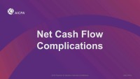 Net Cash Flow Complications