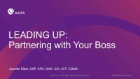 Leading Up: Partnering With Your Boss