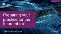 Preparing Your Practice for the Future of Tax