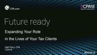 Expanding Your Role in the Lives of Your Tax Clients