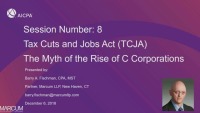 TCJA: The Myth of the Rise of C-Corp