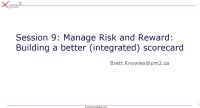 Manage Risk and Reward: Building a Better Scorecard icon