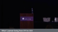 What I Learned Going from CFO to CEO