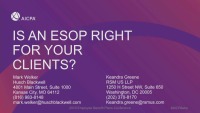 Is an ESOP Right for Your Company?
