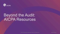 Beyond the Audit: AICPA Resources 