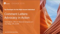 Comment Letters-Advocacy in Action