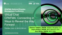 CPAFMA: Connecting in Ways to Reveal the Way Forward