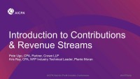 Introduction to Contributions & Revenue Streams icon
