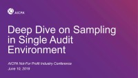 Deep Dive on Sampling in a Single Audit Environment icon
