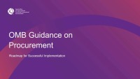 OMB Guidance on Procurement 