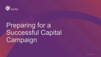 Capital Campaigns: Key Issues & Risks